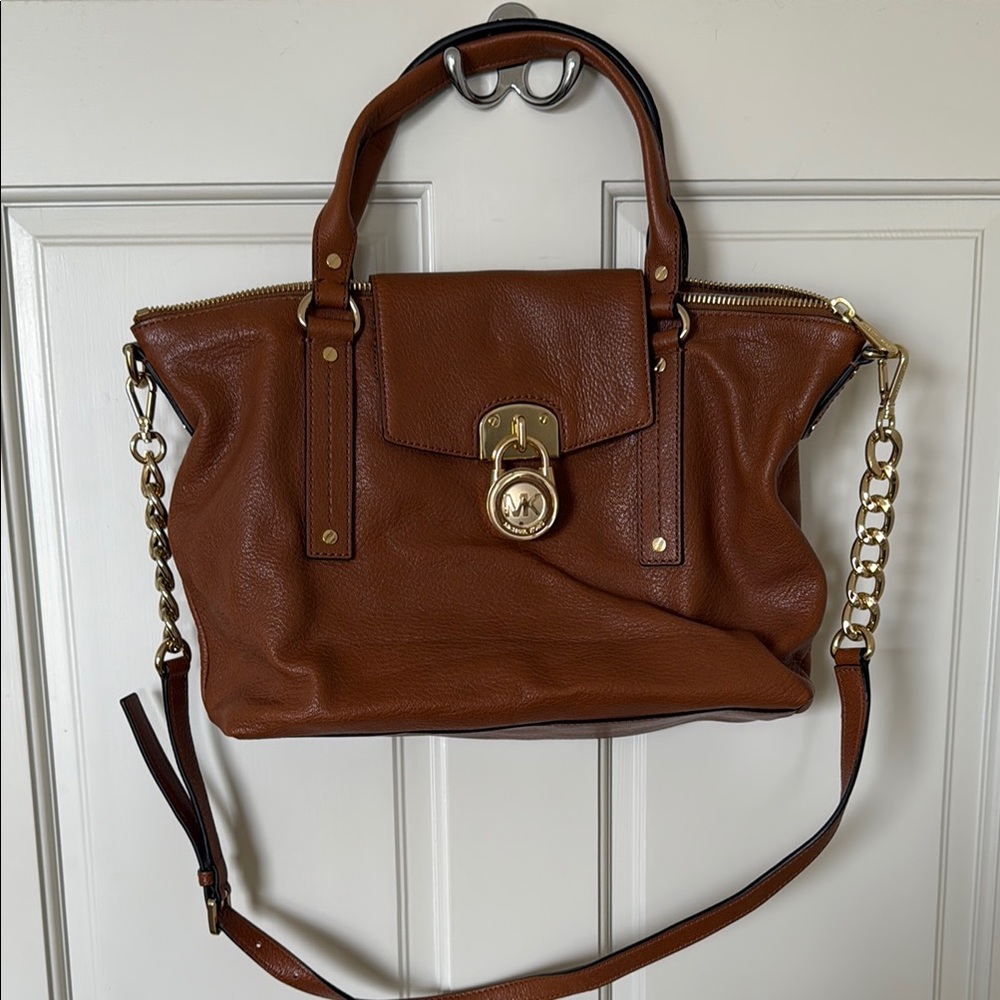 Michael Kors Brown Leather Handbag